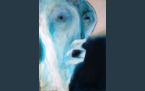 Blabber Mask, 2014, acrylic paint on canvas, 60 x 80 cm Blabber Mask, 2014, acrylic paint on canvas, 60 x 80 cm
