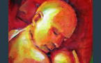 Lean On 2 (Intimate 9), 2014, acrylic paint on canvas, 70 x 60 cm Lean On 2 (Intimate 9), 2014, acrylic paint on canvas, 70 x 60 cm