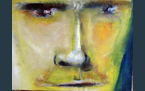 Simea Sapiens (Gaze 21), 2013, acrylic paint on canvas, 36 x 35 cm Simea Sapiens (Gaze 21), 2013, acrylic paint on canvas, 36 x 35 cm