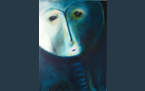 Waiting Mask 2, 2014, acrylic paint on canvas, 60 x 80 cm Waiting Mask 2, 2014, acrylic paint on canvas, 60 x 80 cm