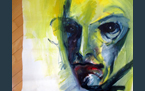Yellow & Blue, 1990, acrylic paint on canvas, 70 x 90 cm Yellow & Blue, 1990, acrylic paint on canvas, 70 x 90 cm